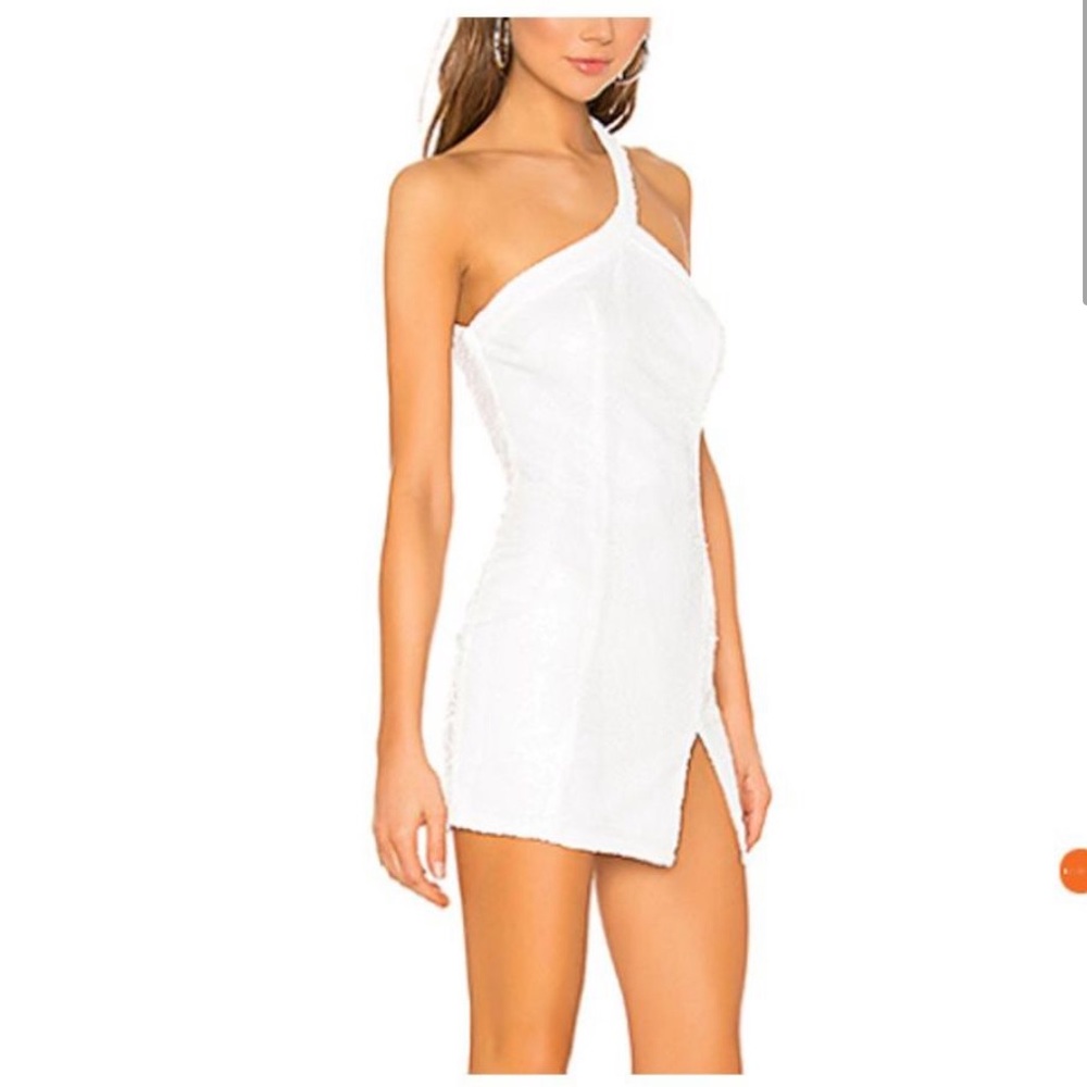 Superdown Sequin White Mini Dress NWT
